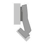 فصالة  Sensys 45&deg; وسط سوفت كلوز  - تثبيت براغي - Image 3