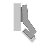 Synses فصالة 45&deg; داخلي هايدروليك - Image 3