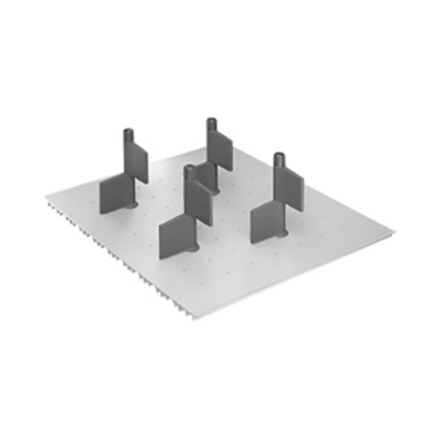 OrgaFlag, 900 x 470, Number of dividers: 6, grey, anthracite