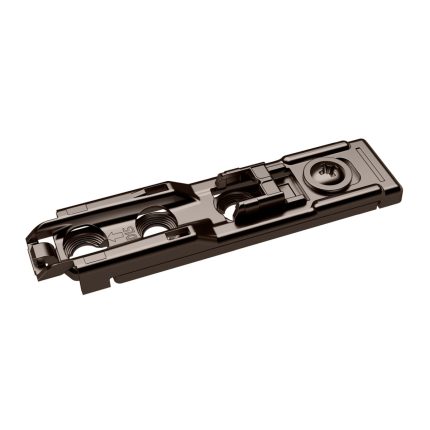 قاعدة فصالة مخفية عيار لون اسود Linear mounting plate with Direct height adjustment