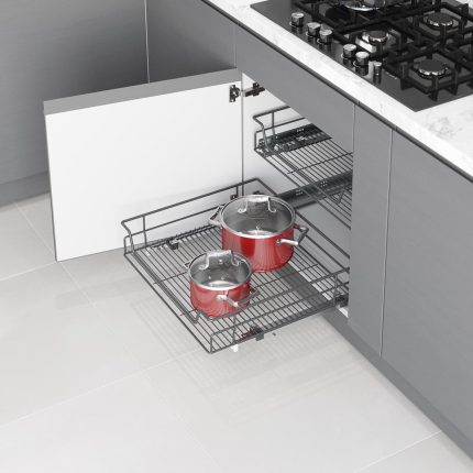 S-2332-A  STARAX  اكسسوار سلة خضار سكة مخفية 40سم