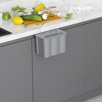 S-2575-W  STARAX  اكسسوار سلة مهملات تعليق باب 5 لتر ابيض