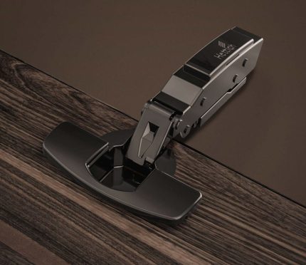 Hettich 9091753 فصالة طرف هايدروليك 95&deg; لون اسود